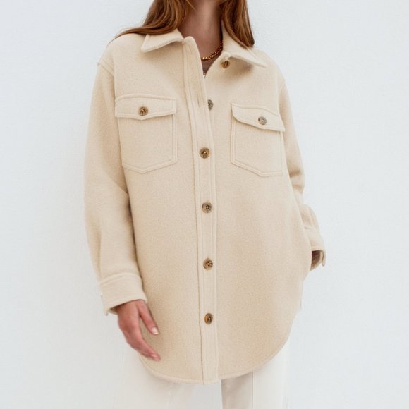 Ganna Shirt Jacket in XS - Picture 1 of 8